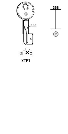 Afbeelding van Silca Stersleutel ijzer XTF1