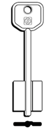 Toon details voor Silca Klaviersleutel brass 5AT15 Afbeelding van Silca Klaviersleutel brass 5AT15