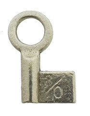 Toon details voor Hangslotsleutel 8/0 inw 5mm Afbeelding van Hangslotsleutel 8/0 inw 5mm
