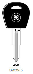 Toon details voor Silca Transpondersleutel brass DWO5T5 zonder chip Afbeelding van Silca Transpondersleutel brass DWO5T5 zonder chip