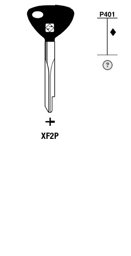 Toon details voor Silca Stersleutel ijzer XF2P Afbeelding van Silca Stersleutel ijzer XF2P