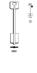 Toon details voor Silca Klaviersleutel brass CSLC Afbeelding van Silca Klaviersleutel brass CSLC