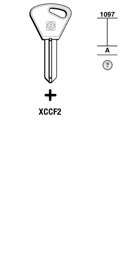 Toon details voor Silca Klaviersleutel brass XCCF2 Afbeelding van Silca Klaviersleutel brass XCCF2