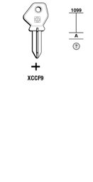 Toon details voor Silca Klaviersleutel brass XCCF9 Afbeelding van Silca Klaviersleutel brass XCCF9