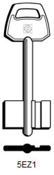 Toon details voor Silca Klaviersleutel brass 5EZ1 Afbeelding van Silca Klaviersleutel brass 5EZ1