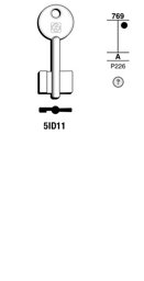 Toon details voor Silca Klaviersleutel brass 5ID11 Afbeelding van Silca Klaviersleutel brass 5ID11