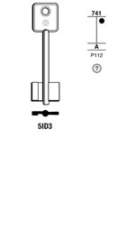 Toon details voor Silca Klaviersleutel brass 5ID3 Afbeelding van Silca Klaviersleutel brass 5ID3
