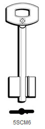 Toon details voor Silca Klaviersleutel brass 5SCM6 Afbeelding van Silca Klaviersleutel brass 5SCM6