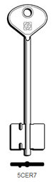 Toon details voor Silca Klaviersleutel brass 5CER7 Afbeelding van Silca Klaviersleutel brass 5CER7