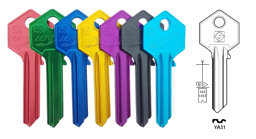 Toon details voor Silca Cilindersleutel Ultralite zwart YA31 Afbeelding van Silca Cilindersleutel Ultralite zwart YA31