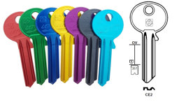 Toon details voor Silca Cilindersleutel Ultralite goud CE2 Afbeelding van Silca Cilindersleutel Ultralite goud CE2