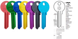 Toon details voor Silca Cilindersleutel Ultralite goud CB6 Afbeelding van Silca Cilindersleutel Ultralite goud CB6