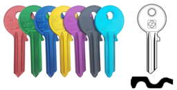 Toon details voor Silca Cilindersleutel Ultralite goud CS7 Afbeelding van Silca Cilindersleutel Ultralite goud CS7