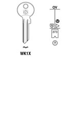 Toon details voor Silca Cilindersleutel staal WK1X Afbeelding van Silca Cilindersleutel staal WK1X