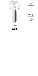 Toon details voor Silca Cilindersleutel staal WK4 Afbeelding van Silca Cilindersleutel staal WK4