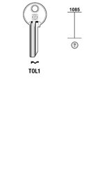 Toon details voor Silca Cilindersleutel staal TOL1 Afbeelding van Silca Cilindersleutel staal TOL1