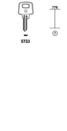 Toon details voor Silca Cilindersleutel staal STS3 Afbeelding van Silca Cilindersleutel staal STS3