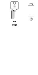 Toon details voor Silca Cilindersleutel staal STS2 Afbeelding van Silca Cilindersleutel staal STS2