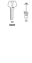 Toon details voor Silca Cilindersleutel staal SAR4R Afbeelding van Silca Cilindersleutel staal SAR4R