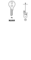 Toon details voor Silca Cilindersleutel staal MLM3R Afbeelding van Silca Cilindersleutel staal MLM3R