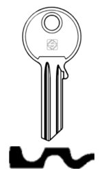 Toon details voor Silca Cilindersleutel staal LP5R Afbeelding van Silca Cilindersleutel staal LP5R