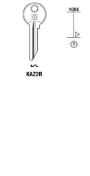 Toon details voor Silca Cilindersleutel staal KAZ2R Afbeelding van Silca Cilindersleutel staal KAZ2R
