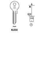 Toon details voor Silca Cilindersleutel staal KLE5X Afbeelding van Silca Cilindersleutel staal KLE5X