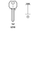 Toon details voor Silca Cilindersleutel staal LC10 Afbeelding van Silca Cilindersleutel staal LC10