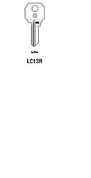 Toon details voor Silca Cilindersleutel staal LC13R Afbeelding van Silca Cilindersleutel staal LC13R