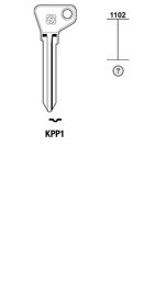 Toon details voor Silca Cilindersleutel staal KPP1 Afbeelding van Silca Cilindersleutel staal KPP1