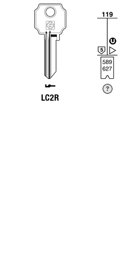 Toon details voor Silca Cilindersleutel staal LC2R Afbeelding van Silca Cilindersleutel staal LC2R