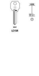 Toon details voor Silca Cilindersleutel staal LC15R Afbeelding van Silca Cilindersleutel staal LC15R