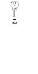 Toon details voor Silca Cilindersleutel staal LC4R Afbeelding van Silca Cilindersleutel staal LC4R