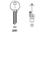 Toon details voor Silca Cilindersleutel staal LEG1 Afbeelding van Silca Cilindersleutel staal LEG1