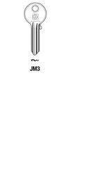Toon details voor Silca Cilindersleutel staal JM3 Afbeelding van Silca Cilindersleutel staal JM3