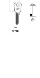 Toon details voor Silca Cilindersleutel staal FH21R Afbeelding van Silca Cilindersleutel staal FH21R
