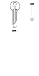 Toon details voor Silca Cilindersleutel staal FMK1 Afbeelding van Silca Cilindersleutel staal FMK1