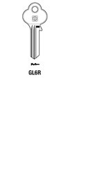 Toon details voor Silca Cilindersleutel staal GL6R Afbeelding van Silca Cilindersleutel staal GL6R