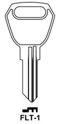 Toon details voor Cilindersleutel brass FLT-1 Afbeelding van Cilindersleutel brass FLT-1