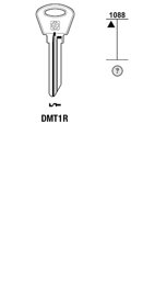 Toon details voor Silca Cilindersleutel staal DMT1R Afbeelding van Silca Cilindersleutel staal DMT1R