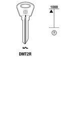 Toon details voor Silca Cilindersleutel staal DMT2R Afbeelding van Silca Cilindersleutel staal DMT2R