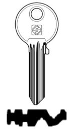 Toon details voor Silca Cilindersleutel staal CS88 Afbeelding van Silca Cilindersleutel staal CS88