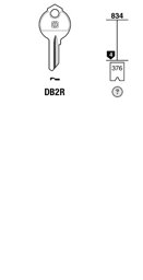 Toon details voor Silca Cilindersleutel staal DB2R Afbeelding van Silca Cilindersleutel staal DB2R