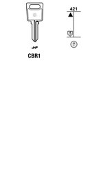 Toon details voor Silca Cilindersleutel staal CBR1 Afbeelding van Silca Cilindersleutel staal CBR1
