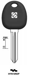 Toon details voor Silca Autosleutel plastic kop staal HYN14RDP Afbeelding van Silca Autosleutel plastic kop staal HYN14RDP