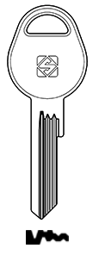 Toon details voor Silca Cilindersleutel brass TOZ33R Afbeelding van Silca Cilindersleutel brass TOZ33R