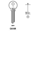Toon details voor Silca Cilindersleutel staal CA10R Afbeelding van Silca Cilindersleutel staal CA10R