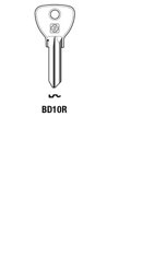 Toon details voor Silca Cilindersleutel staal BD10R Afbeelding van Silca Cilindersleutel staal BD10R