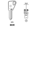 Toon details voor Silca Cilindersleutel staal BD3R Afbeelding van Silca Cilindersleutel staal BD3R