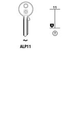 Toon details voor Silca Cilindersleutel staal ALP11 Afbeelding van Silca Cilindersleutel staal ALP11